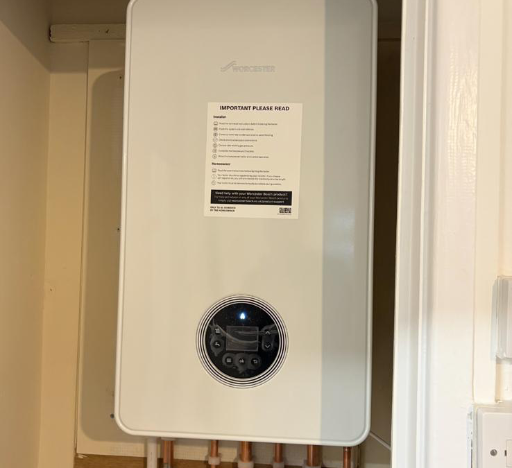New Worcester 4000 Combi Boiler fitted in Newport