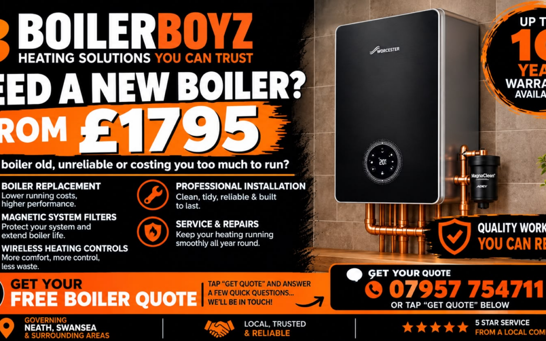 Boiler installation in Neath and Swansea